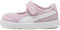 PUMA Scarpe da ginnastica Courtflex V3 LINA V INF da bambina, rosa malva bianco, taglia 40, Rosa Malva PUMA Bianco, 25 EU