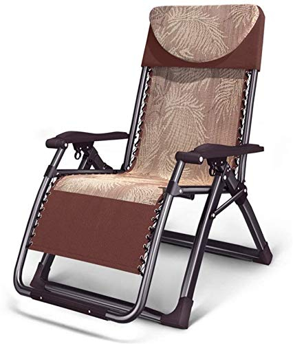 ZURBAQD Leichter Bürostuhl, Schlafstuhl, Mittagspausenstuhl, Strandstuhl, Heim-Lounge-Stuhl und tragbarer Liegestuhl und klappbare Liegestühle, Liegestühle, Liegestühle vorhanden Warm as Ever
