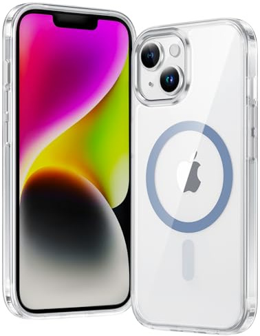 FNTCASE Hülle für iPhone 13: iPhone 14 iPhone 16e - Militärischer magnetischer Schutz gegen Stürze - Anti-Vergilbung - Robuste und langlebige Schutzhülle, stoßfest - 6,1