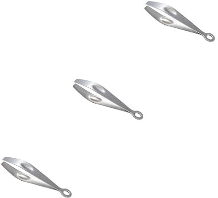 Cabilock 3 Piezas De Acero Inoxidable Clip De Espina De Pescado Pinzas De Hueso De Salmón Removedor De Espina De Pescado Herramienta De Eliminación De Extractor De Espina De Pescado