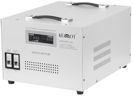 Kemot MSER-10000 Stabilizzatore di Tensione Automatico Servomotore 10000VA URZ3426-10K