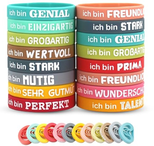 QINGYIWL Pulseras motivativas, 60 unidades, pulseras de silicona con frases inspiradoras, regalos motivadores, pulseras de goma para fiestas, obsequios para adolescentes, estudiantes, colegas