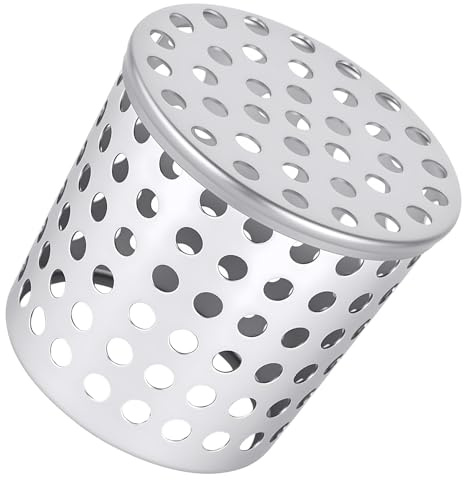 vsshe Stainless Steel Gutter Guards, 50-63mm Metal Gutter Downspout Guard, Leaf Strainer Gutters Screen Covers Down Pipe Protectors to Stops Leaves Debris Moss Mud, Prevent Drain Blockages