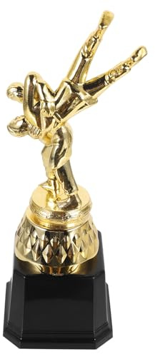 Healeved Wrestling Trophäe Trophäenpokal Kunststoff Sport Pokal Modell Dekorativ für Wettbewerbe und Partys Wiederverwendbar
