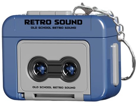 magnétophone Cassette, Mini magnétophone 2026 Porte-clés, Mini rétro en Plastique pour Sacs à Dos, Sacs à Main - Porte-clés rétro (Lecture des Cassettes désactivée)
