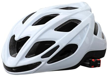 harayaa Casco de Bicicleta para Niños, Equipo con Absorción de Impactos, Casco de Carretera Ajustable para Escalada en Roca, Blanco