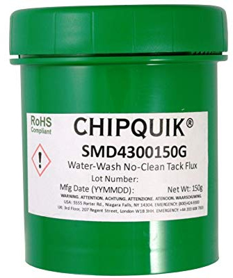 Tack Flux no-clean water-washable SMD4300 in 150 gram Jar