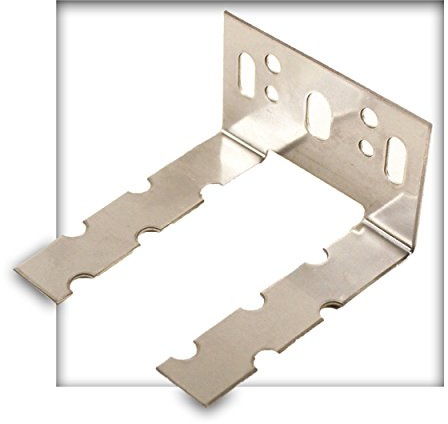 Wandanschlussanker starr Edelstahl 60x1,25 mm Wandverbinder Maueranker 10 Stück