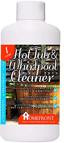 Homefront Hot Tub & Whirlpool Cleaner - Removes Dirt, Grime and Oils Easily - Suitable for Use on all Hot Tubs, Spas and Whirlpools (1 Litre)