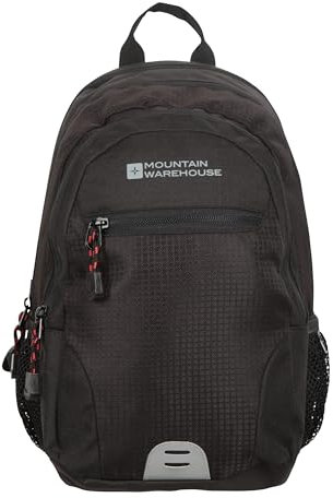Mountain Warehouse Merlin 12L Rucksack - High Vis, Breathable Backpack - For Cycling, Travelling Charcoal