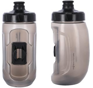 XLC Fahrrad Trinkflasche Fidlock Set für Standardrahmen WB-K06 mit Fidlock Adapter und Adapter für Standardrahmen, 450ml
