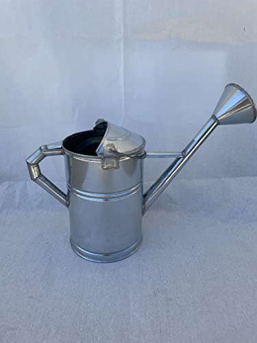 Innaffiatoio Annaffiatoio metallo latta Zincato artigianale Piccolo,medio,grande (Grande)