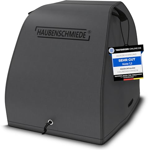 HAUBENSCHMIEDE® Premium Abdeckung-Fahrradanhänger Universal Größe 2-Sitzer Wasserdicht und Sturmsicher | Langlebig Robuste Faltgarage Atmungsaktiv und UV-beständiger Kinderfahrradanhänger-Regenschutz