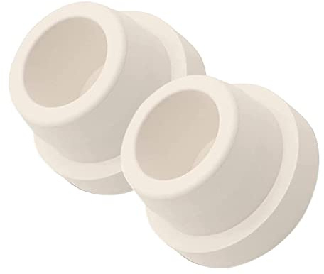 Tacery Lot de 2 Bouchons en Caoutchouc pour Échelle de Piscine de 4,8 cm - Embouts de Sécurité avec Pare-Chocs