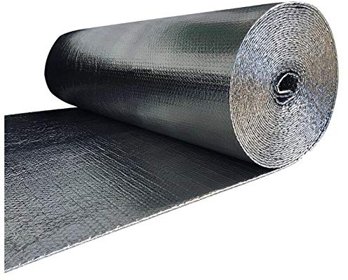 Rouleau Isolant Thermique Adhesif Isolant Thermique Isolation Thermique en Film Aluminisé a Bulles Double Face Isolation Voitures Camping pour Isoler Thermiquement Protéger Contre ( Size : 1x10m )