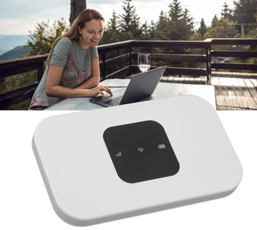 Freigeschalteter Mobiler WLAN-Hotspot, 4G-LTE-Router mit SIM-Kartensteckplatz, Bis zu 150 Mbit/s Übertragungsgeschwindigkeit, Tragbarer WLAN-Router für Home-Office-Camping, Bis