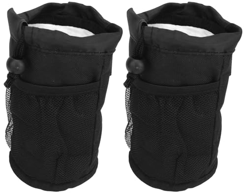 Portavasos para Silla de Ruedas, 2 Unidades, Portavasos con Barra Antivuelco, Tela Oxford 600D, Estable para UTV, Silla de Ruedas, Scooter, Andador, Carrito de Bicicleta, Barco
