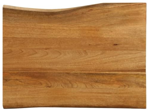 vidaXL Piano per Tavolo 70x60x3,8cm Bordi Vivi in Legno Massello Mango