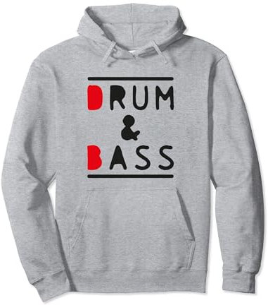 Drum & Bass and Rum & Ass Drummer Bass Gitarrist Musik Pullover Hoodie