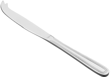Tala Cheese Knife, Stainless Steel Cheese Cutter with Beaded-Edge Design Premium 18/10 Cutlery, Rust-Resistant, Ergonomic & Dishwasher Safe