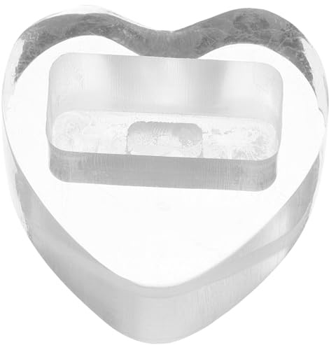 JEWEDECO Kazoo Tragbar Kazoos Acryl Ständer 2 Herzförmiger Leicht für für Vitrine Tisch und Geschäft