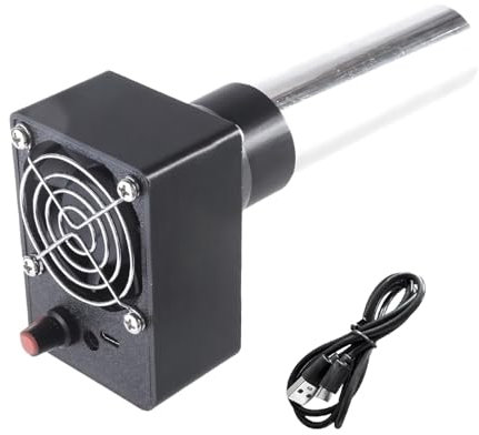Elektrische Grillluftgebläse Mit USB Antrieb Für Camping Wanderpicknicks BBQ Air Extraktion Mit Variabler Geschwindigkeit.