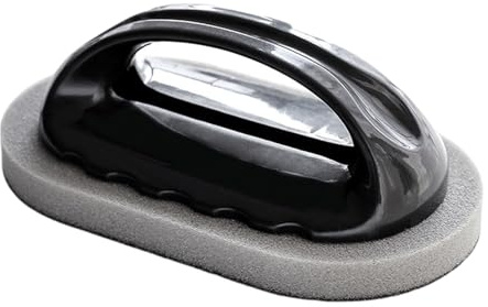 Versatilitys - Cepillo de esponja de esmeril con mango integrado para una limpieza eficiente de grasas en múltiples ajustes