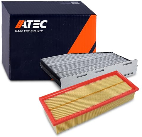 ATEC Germany Inspektionspaket mit 1x Luftfilter + 1x Innenraumfilter