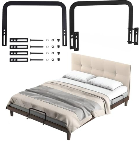 2 Stück Matratzenhalter Gegen Verrutschen, Verstellbarer Anti-Rutsch Halter für Matratzen, Boxspringbett, Tatami, Bettpaneele, Schwebebetten