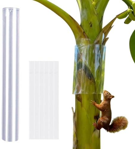 Protector de tronco de árbol | Protector de corteza de árbol | de plantas autoadhesivo impermeable transparente | Suministros de jardín para animales, conejo, ardilla, Navidad, verano, prima