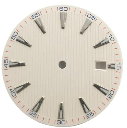 AOIMBNQC 1 Esfera de 33,5 mm for NH35, Calibre 8215, Compatible con Movimientos ETA 2824 y NH36/2836