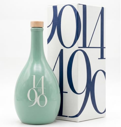 1490 Aceite de Oliva Virgen Extra para Regalo Picual 500ml | Aceite Gourmet para Regalo - Cosecha Temprana de Córdoba y Extracción en Frío - Frasca de Porcelana Premium Pintada a Mano