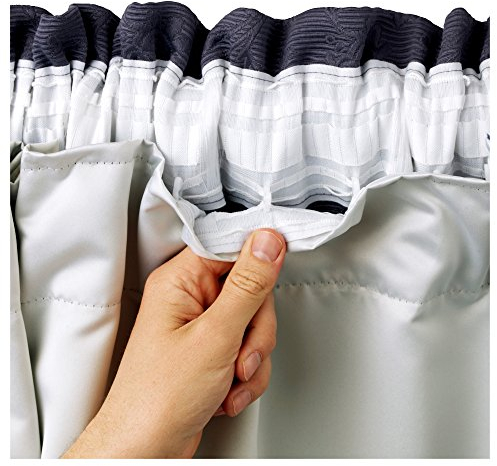 Hachette Blackout Curtain Linings Pair Thermal 3 Pass Insulated *Includes Curtain Hooks* (66 x 54)