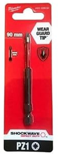 Milwaukee 4002395385249 Embout de Vissage pour Visseuses à Chocs, Multicolore