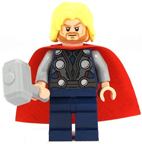 Lego Super Heroes The Avengers Minifigur - Thor mit Hammer (2012)