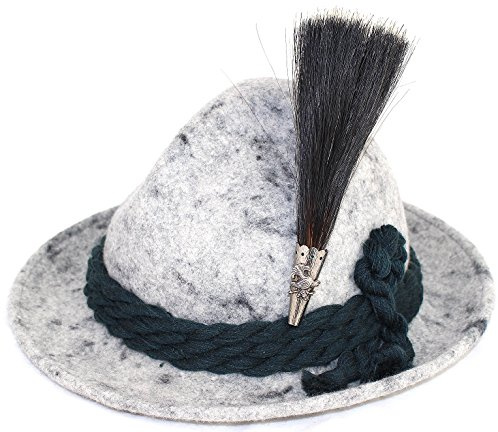 Gamsbart Auerhahn ca 15 cm, Bayerischer Hutschmuck, Gemsen Bart, Traditionelles Accessoires