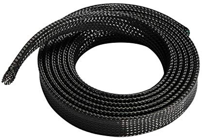 Organiador de cables en poliester aisens diametro hasta 20mm 1m negro A151-0405
