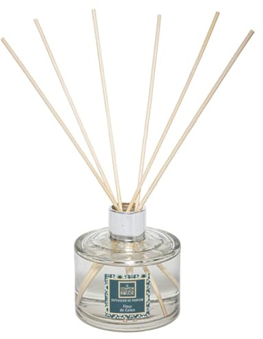 Diffuseur de Parfum Fleur de Coton 200 ML avec 6 Bâtonnets - Atmosphera
