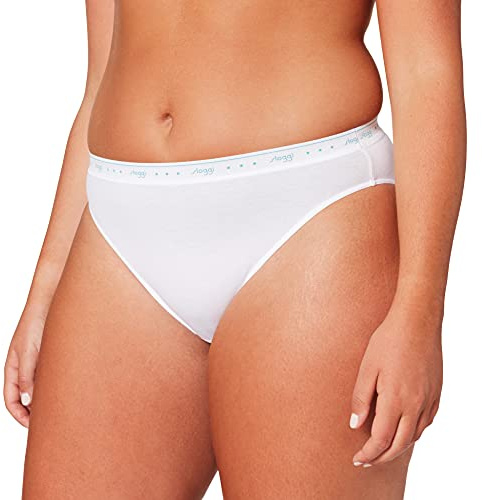 sloggi Donna 24/7 100 H Tai 3P, Bianco, 46