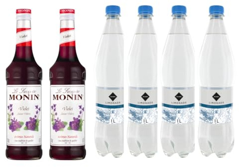 Lot sirop & limonade : Sirop - Violette (2x70cl)– Limonade Rioba (4x1L)
