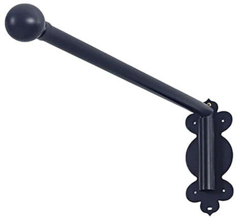 Nuovo Aggiornamento Asta Di Rotazione 28mm Diametro, Robusto Braccio Oscillante Bastone Per Tende con Rotondi Testa Per Negozio Cucina Casa Finestra Porta-50CM