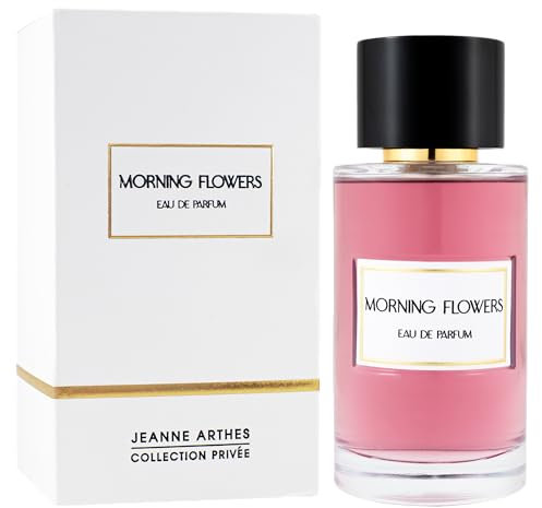 JEANNE ARTHES - Collection Privée - Eau de Parfum Morning Flowers - Oriental & Gourmand - Rose, Vanille - Fabriqué en France à Grasse - Flacon Vaporisateur 100 ml