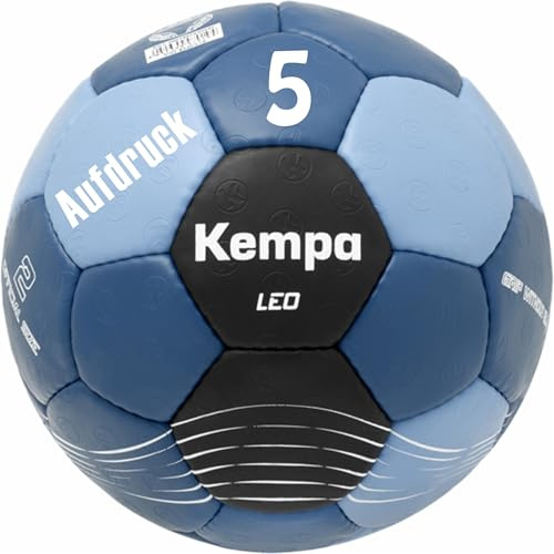 Kempa Handball blau Sportartikelland Angebot Größe 0 für Kinder personalisiert mit Aufdruck Name