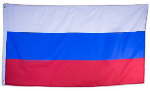 SCAMODA Bundes- und Länderflagge aus wetterfestem Material mit Metallösen, Outdoor Fahne & Flagge (Russland) 150x90cm