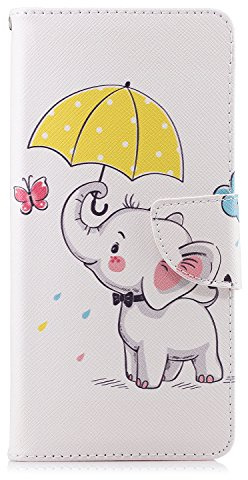 for Samsung Galaxy S20 FE Phone Case, Samsung S20 Fan Edition Case Flip Shockproof PU Leather Folio Wallet Cover with Card Holder Stand Silicone Bumper Protector Case for Girls, Cute Elephant