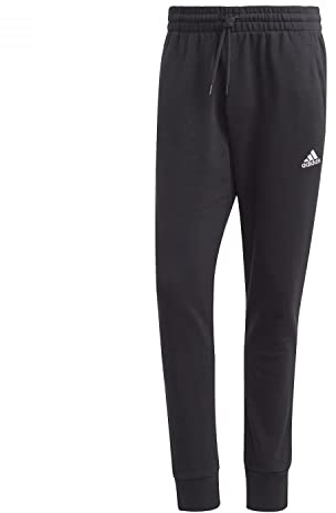 Adidas Homme Essentials French Terry Tapered Cuff Pants, Black, L