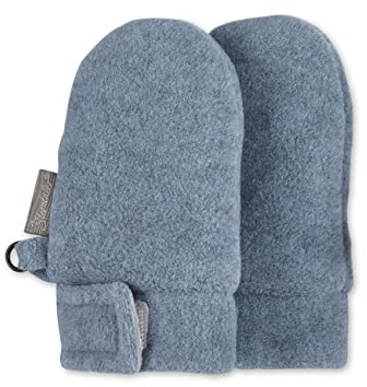 Sterntaler Unisex Baby Fäustlinge Ohne Daumen aus Microfleece, mit Klettverschluss Handschuh