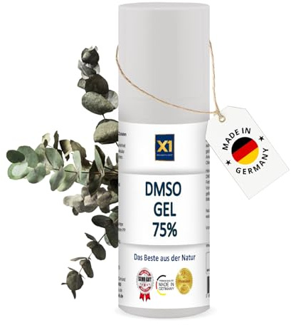X1 DMSO Gel 75% - Dimethylsulfoxid in 99,9% pharmazeutischer Reinheit - 50ml HDPE Tube