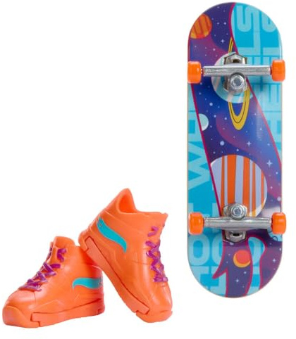 Hot Wheels, Skateboard, Gimme Space™ mit Tennis, Spielzeug für Kinder, Alter 5 Jahre, Spielzeug, Mattel