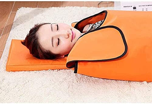 Sauna Blanket Portable Sauna Far Therapy Blanket Khan Steam Slimming Blanket Detoxification Beauty Pad Adjustable Temperature 3-Stage Relieve Physical Fatigue